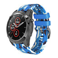 Smartwatch Band for Garmin Descent Mk1 / Fenix 3/ Fenix 3 HR Silicone Sport Band Quatix Fashion Soft Strap
