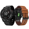 Smartwatch Band for Garmin Fenix 6 / 6pro / Fenix5 / 5 Plus / Forerunner 945 /935 /S60 Leather Loop Genuine Leather Sport Business Band High-end Fashion Comfortable Health Wrist Straps 22MM