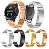 Smartwatch Band for Garmin Fenix 6/6Pro / Fenix 5/5plus / Forerunner 945/935 High-end Classic Buckle Stainless Steel Band QuickFit Wrist Strap 22mm
