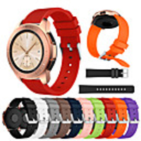 Smartwatch Band for Samsung Galaxy 42 / Active / Active2 / Gear S2 / S2 Classic / sport Band Fashion Soft comfortable Silicone Wrist Strap 20mm