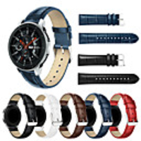 Smartwatch Band for Samsung Galaxy 46 / Gear S3 /S3 classic /S3 Frontier / Gear 2 R380/ 2 Neo R381 Band High-end Fashion comfortable Leather Loop Genuine Leather Wrist Strap 22mm