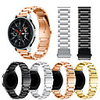 Smartwatch Band for Samsung Galaxy 46 / Gear S3 /S3 classic /S3 Frontier / Gear 2 R380/ 2 Neo R381/ sport Band High-end Fashion Classic Buckle Stainless Steel Wrist Strap 22mm