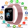 Smartwatch Digital Luxury Water Resistant / Waterproof Digital Rose Gold Black / Silver Black / Black / Silicone / Heart Rate Monitor