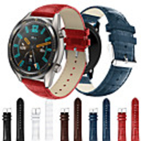 Smartwatch Leat Band for watch GT 46mm / GT2 46mm / watch GT active / watch GT / honor magic /watch 2 pro sport Business Band High-end Fashion comfortable Leather Loop Genuine Leather Wrist Strap 22mm
