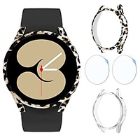 Smartwatch Screen Protector with Case Compatible for Samsung Galaxy Watch 4 40mm Screen Protector with Case 22 Pack Hard pc Protective Case with Tempered Glass Screen Protector for Galaxy Watch4 40mm (ClearBlack) miniinthebox