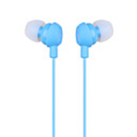 Smiley In-Ear Earphones (Blue)