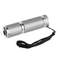 Smiling Shark SS-605 Flashlight with Hand Strap (Silver)