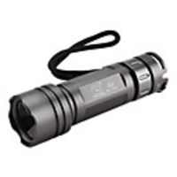 Smiling Shark SS-P432 Focus Zoom 3-Mode Cree Q3 LED Camping Torch Flashlight Set (1xAA)
