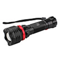 Smiling Shark SS-U4 Focus Zoom Rechargeable 3-Mode Cree Q5 LED Flashlight Set (1x18650,  3xAAA)