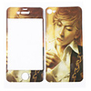 Smoking Boy Crystal Epoxy Sticker for iPhone4G