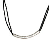 Smooth Alloy Tube Necklace(Sliver)