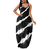 smr10158 cross-border amazon new style european and american cross-border fashion summer casual loose sleeveless v-neck dress miniinthebox