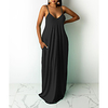 smr10208 cross-border amazon new style european and american cross-border fashion summer casual loose sleeveless v-neck dress miniinthebox
