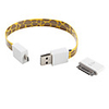 Snake Skin USB to 30 Pin and Micro USB Cable for iPhone and CellPhones