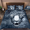 Snow Leopard Print 3-Piece Duvet Cover Set Hotel Bedding Sets Comforter Cover with Soft Lightweight Microfiber For Holiday Decoration(Include 1 Duvet Cover and 1or 2 Pillowcases)