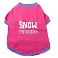 Snow Princess Style Cotton Dog Shirt (XS-M)