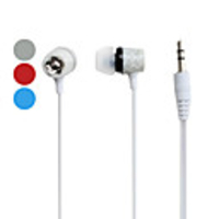 Snowflake In-ear Stereo Earphone Earbuds with Powerful Bass (Assorted Colors)