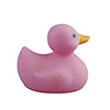 Snowflake Pattern Bath Duck-Pink