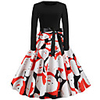 Snowman Christmas Dress Women