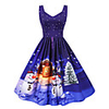 Snowman Christmas Dress Women