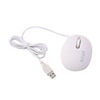 Soap Style USB Optical Wired Mouse (White)