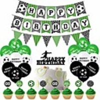 soccer birthday party decorations birthday party supplies soccer party decorations soccer birthday decorations for boys - happy birthday banner latex balloons for kids boy girl birthday party supplies