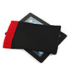 Sock-shaped Knitted Protective Case for ipad 2(suitable for ipad 1)-Black red