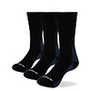 Socks Bike / Cycling Soft Sweat-wicking Zoned Compression 3 Pairs Solid Color Letter Number Cotton Blue Green Black / Green L XL