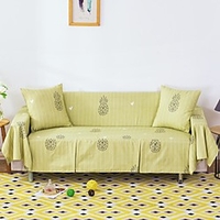 Sofa Cover Cities Home /Thicken Brocade Geometric Printed Sofa Blanket /Fit for 1-4 Cushion Couch and L Shape SofaEasy to Install miniinthebox