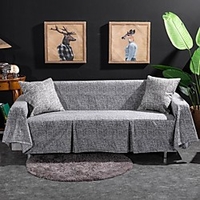 Sofa Cover Cities Home /Thicken Brocade Geometric Printed Sofa Blanket /Fit for 1-4 Cushion Couch and L Shape SofaEasy to Install miniinthebox