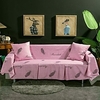 Sofa Cover Cities Home /Thicken Brocade Geometric Printed Sofa Blanket /Fit for 1-4 Cushion Couch and L Shape SofaEasy to Install miniinthebox