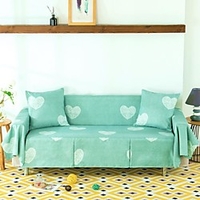 Sofa Cover Cities Home /Thicken Brocade Geometric Printed Sofa Blanket /Fit for 1-4 Cushion Couch and L Shape SofaEasy to Install miniinthebox