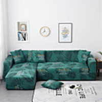 Sofa Cover Couch Cover Furniture Protector Soft Stretch Sofa Slipcover Spandex Jacquard Fabric Super Strechable Cover Fit for Armchair/Loveseat/Three Seater/Four Seater/L Shape Sofa Easy to Install