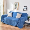 Sofa Cover Embossing/Plush Wheat Ear Pattern Sofa Blanket/Fit for 1-4 Cushion Couch and L Shape SofaEasy to Install miniinthebox