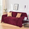 Sofa Cover Embossing/Plush Wheat Ear Pattern Sofa Blanket/Fit for 1-4 Cushion Couch and L Shape SofaEasy to Install miniinthebox