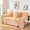 Sofa Cover Embossing/Plush Wheat Ear Pattern Sofa Blanket/Fit for 1-4 Cushion Couch and L Shape SofaEasy to Install miniinthebox