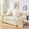 Sofa Cover Embossing/Plush Wheat Ear Pattern Sofa Blanket/Fit for 1-4 Cushion Couch and L Shape SofaEasy to Install miniinthebox