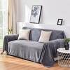 Sofa Cover Embossing/Plush Wheat Ear Pattern Sofa Blanket/Fit for 1-4 Cushion Couch and L Shape SofaEasy to Install miniinthebox