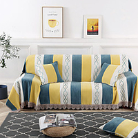 Sofa Cover High Weight Print /Dust-Proof Non-Slip Elegant Stylish Elegant /Fit for 1-4 Cushion Couch and L Shape SofaEasy to Install miniinthebox