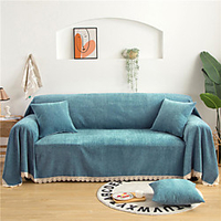 Sofa Cover High Weight Solid Color /Dust-Proof Cover Non-Slip Elegant Stylish /Fit for 1-4 Cushion Couch and L Shape SofaEasy to Install miniinthebox