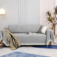 Sofa Cover High Weight Solid Color /Dust-Proof Cover Non-Slip Elegant Stylish /Fit for 1-4 Cushion Couch and L Shape SofaEasy to Install miniinthebox