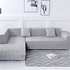 Sofa Cover Stretch Couch Cover Slipcover Furniture Protector Anti-Slip Soft Cover Fit for Armchair/ Loveseat/ Three Seater/ Four Seater/ L Shape Sofa Full Protection Easy to Install Care Elastic Bot