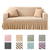 Sofa Cover Striped / Solid Colored / Classic Yarn Dyed Polyester Slipcovers