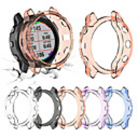 Soft Crystal Clear TPU Protector Case Cover For Garmin Fenix 6S Pro Smart Watch Protective Accessories