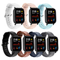 Soft Leather Watch Band for Amazfit GTS / Bip S / Bip Lite / GTR 47mm / GTR 42mm / Stratos 3 / Stratos 2 2S / Pace 1 / Xiaomi Watch Color / Xiaomi Heylou Solar LS05 Replaceable Bracelet Wrist Strap