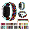 Soft Nylon elastic stretch Loop buckle For Apple Watch Series SE 6 5 4 40mm 44mm For iwatch Series 1 2 3 42mm 38mm