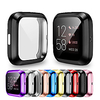 Soft Plating TPU Protective Clear Watch Case For Fitbit Versa 2 Case Cover Shell Screen Protector miniinthebox