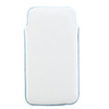 Soft PU Leather Case for iPhone 4 Blue