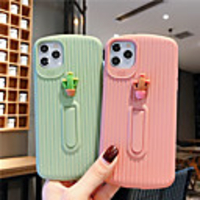 Soft Silica Gel Case for iPhone X Cute Cactus Fashion Cool Cover Skin Teens Girls Cases for iPhone 6 / iPhone 7/ iPhone 11 pro / Shockproof / Dustproof with Stand