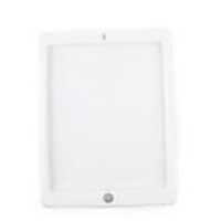 Soft Silicon Case for iPad2 with One Button (White)